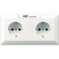 Розетка Schuko Jung AS1522NAWW