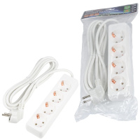 Удлинитель бытовой Uniel Ultra S-GCU4-3 WHITE UL-00010006