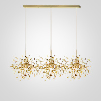 Подвесная люстра ImperiumLoft Tezani argent suspension linear 177957-22