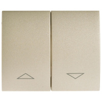 Лицевая панель Legrand Galea Life выключателя жалюзи титановая 771414