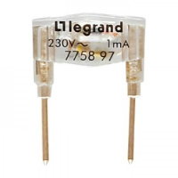 Лампа подсветки механизмов Legrand Galea Life зеленая 775897