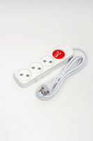 Удлинитель 4вх с защитными шторками ELBI Myra 527-010202-450