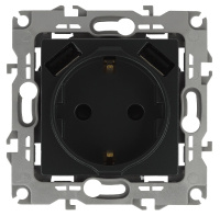 Розетка 2P+E со шторками и 2xUSB Эра 14-4109-05 Б0047871