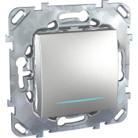 Переключатель одноклавишный с подсветкой Schneider Electric Unica MGU5.205.30NZD