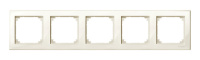 Рамка 5 постов Schneider Electric MERTEN M-SMART, бежевый блестящий