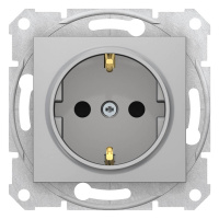 Розетка Schneider Electric Sedna с з/к со шторками 16A 250V SDN3001760