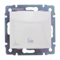 Выключатель кнопочный одноклавишный Legrand Valena Звонок слоновая кость 774199