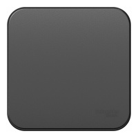 Выключатель 1-клавишный Systeme Electric BLANCA, открытый монтаж, антрацит, BLNVA101016