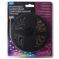 Комплект цифровой светодиодной ленты Apeyron 12В 5050 14,4Вт/м RGB 5м IP65 87ЦЛ