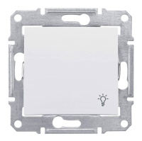 Выключатель кнопочный Свет Schneider Electric Sedna 10A 250V SDN0900121
