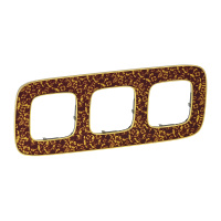 Рамка 3-постовая Legrand Valena Allure Барокко Пурпур 754443