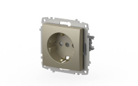 Розетка с заземлением и защитой от детей ELBI Zena Vega 609-011400-243