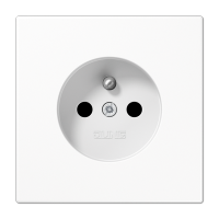 Розетка 2K+З со шторками Jung LS1521FKIWW