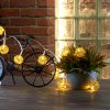 Гирлянда линейная Золотые шарики Feron CL594 51450 — купить в Bronko‑Decor