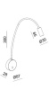 Гибкое бра Italline DE-316 black — купить в Bronko‑Decor