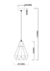 Подвесной светильник MyFar Brigitte MR1404-1P — купить в Bronko‑Decor