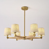 Люстра на штанге ImperiumLoft Stavra Jorgenson Beige/Light Wood 203573-26 — купить в Bronko‑Decor