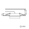 Встраиваемый светильник Wolta Luce WDL-GX53/06W-S — купить в Bronko‑Decor