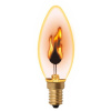 Лампа декоративная (UL-00002981) Uniel E14 3W золотистая IL-N-C35-3/RED-FLAME/E14/CL — купить в Bronko‑Decor