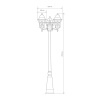Садово-парковый светильник Elektrostandard Altair 4690389012204 — купить в Bronko‑Decor