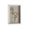 Светодиодный ночник Apeyron Фламинго теплый белый 2хАА МДФ 12-178 — купить в Bronko‑Decor