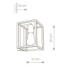 Бра Nowodvorski Crate 9046 — купить в Bronko‑Decor