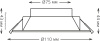 Встраиваемый светильник Gauss Basic Downlight 9033420209 — купить в Bronko‑Decor