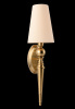 Бра Crystal Lux PER AP1 BRASS/BEIGE — купить в Bronko‑Decor
