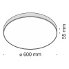 Потолочный светильник Maytoni Zon C032CL-L96W4K — купить в Bronko‑Decor
