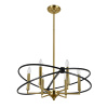 Люстра на штанге Indigo Trionfo 10020/6R Black V000487 — купить в Bronko‑Decor