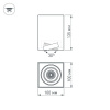 Потолочный светодиодный светильник Arlight SP-Cubus-S100x100-11W Warm3000 020386(1) — купить в Bronko‑Decor