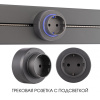 Трековая розетка Arte Milano Am-track-sockets-39 397951TS/ES Grey — купить в Bronko‑Decor