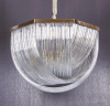 Подвесной светильник Delight Collection Murano Glass A001-800 L12 brass/clear — купить в Bronko‑Decor