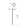 Уличный светильник Arlight LGD-Path-Round90-H450B-7W Warm White 020348 — купить в Bronko‑Decor
