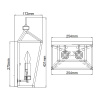 Бра Hinkley Stinson QN-STINSON2-BK — купить в Bronko‑Decor