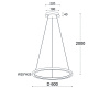 Подвесная люстра Italline IT013-6027 gold 3000K — купить в Bronko‑Decor