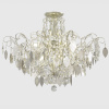 Потолочная люстра Crystal Lux ESMIRALDA PL9 SILVER — купить в Bronko‑Decor