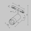 Трековый магнитный светильник Maytoni Focus Zoom TR212-4-12WTW-Z-DSZ-W — купить в Bronko‑Decor