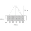 Подвесная люстра Arte Lamp Denebola A4074LM-14CC — купить в Bronko‑Decor