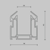 Встраиваемый профиль Maytoni Technical Magnetic track system Exility TRA034MP-212S — купить в Bronko‑Decor