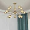 Люстра на штанге Eurosvet Astro 30180 матовое золото — купить в Bronko‑Decor