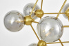 Подвесная люстра Lumina Deco Zodiak LDP 160N-12 MD+GY — купить в Bronko‑Decor
