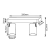 Спот Crystal Lux CLT 017CW2 L250 BL — купить в Bronko‑Decor