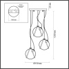 Подвесная люстра Lumion Wanda 5288/3 — купить в Bronko‑Decor