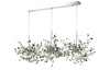 Подвесной светильник Crystal Lux GARDEN SP3х3 L1200 CHROME — купить в Bronko‑Decor