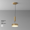 Накладной светильник Maytoni Zon C032CL-24W3K-RD-MG — купить в Bronko‑Decor