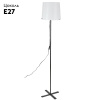 Торшер Uniel UML-T510 E27 BLACK/WHITE UL-00010193 — купить в Bronko‑Decor