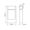 Садовый светильник Arlight Lgd-path-frame-rotary 020344(1) — купить в Bronko‑Decor