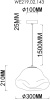 Подвесной светильник Wertmark Isola WE219.02.143 — купить в Bronko‑Decor
