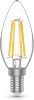 Светодиодная филаментная лампа Gauss Basic Filament E14 4W 3000K свеча 50312142 — купить в Bronko‑Decor